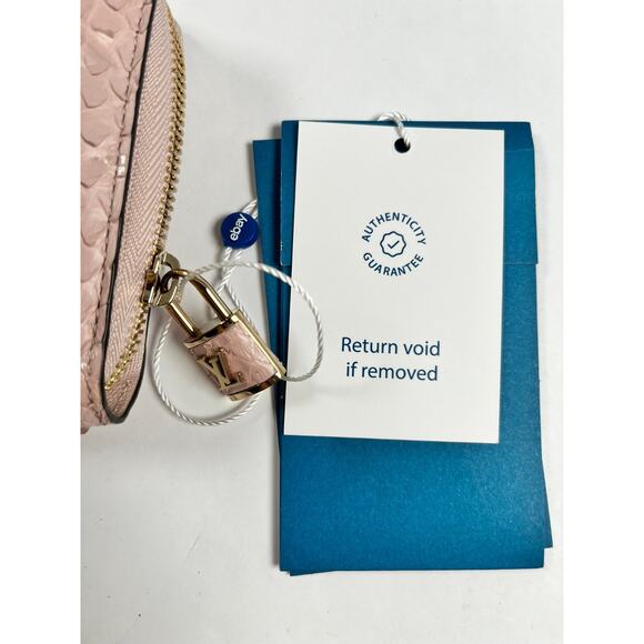 Louis Vuitton Monogram Exotics Pink Python Zippy Long Wallet - Picture 13 of 16